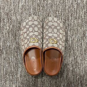 Coach Women's Hadley Clog Signature Jacquard